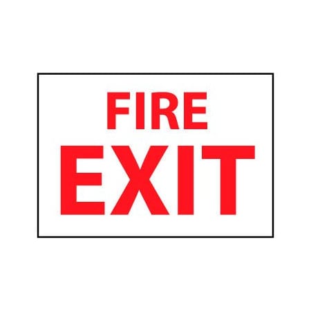Fire Safety Sign - Fire Exit - Vinyl
